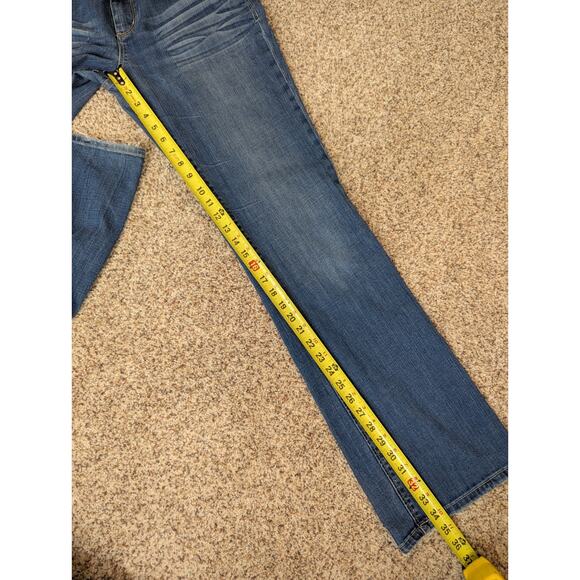 American Eagle True Boot Jeans Womens 12 Long Stretch Denim Medium Wash Mid-Rise - Picture 9 of 9